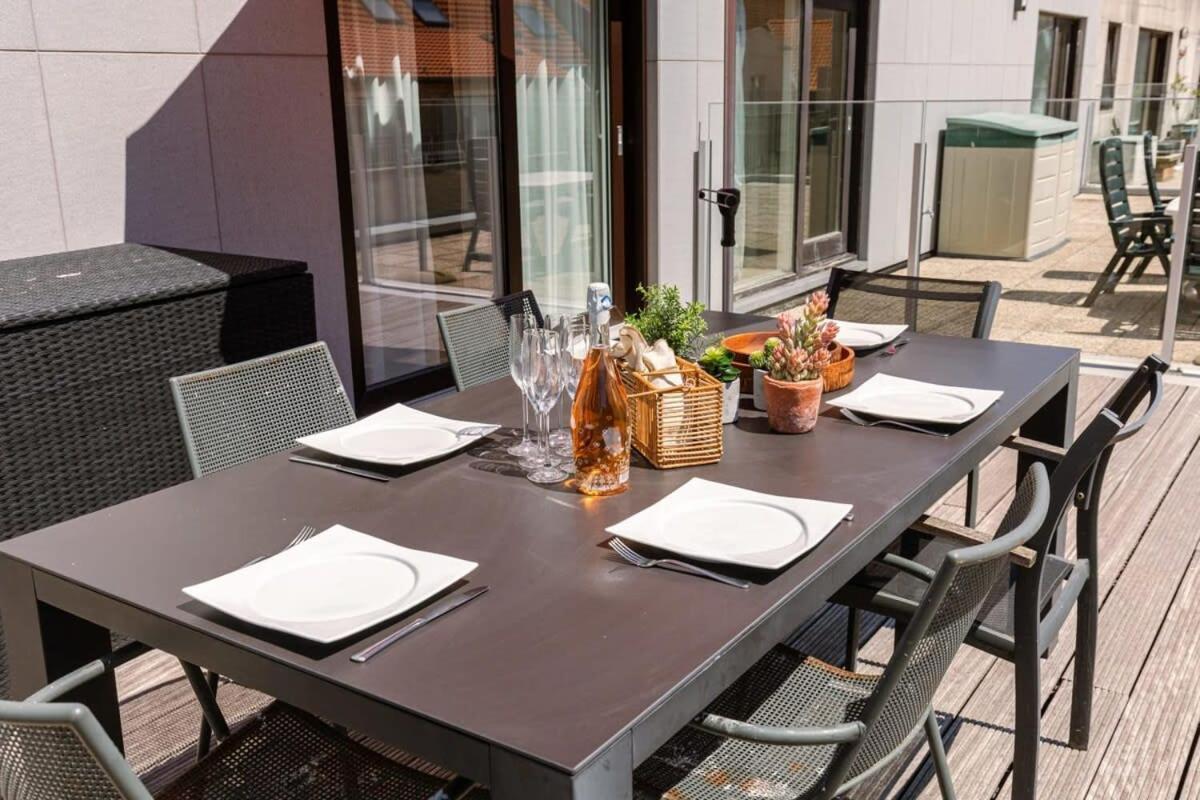 Huswell - Sunny Apartment In Knokke-Heist With Big Terrace Extérieur photo