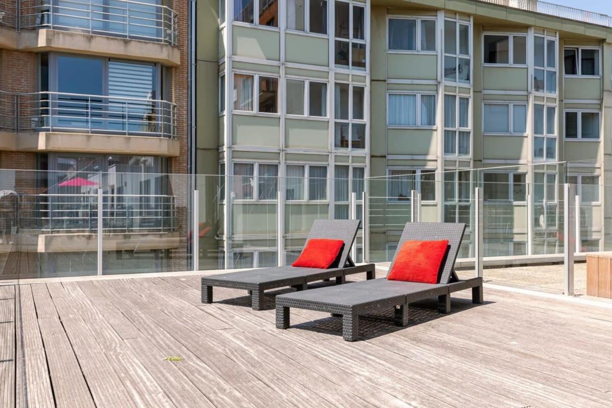 Huswell - Sunny Apartment In Knokke-Heist With Big Terrace Extérieur photo